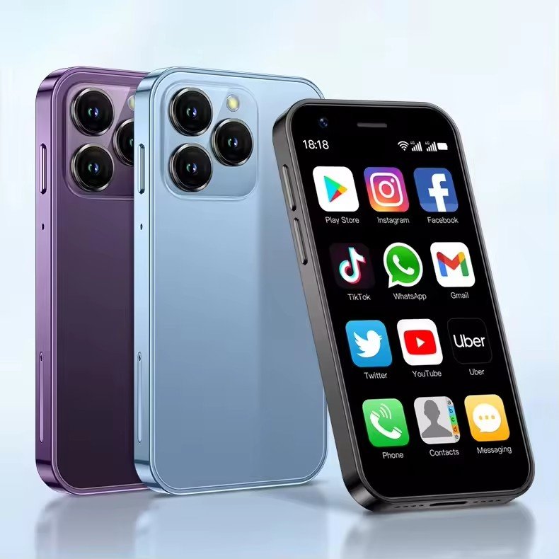 XS16 3 Inch Small Mobile Phone Android 10 Big Battery 2000mAH 3G&4G LTE 3GB+64GB Mini Smartphone Android Cellphone Smart Phone